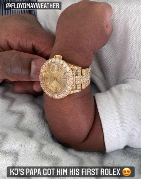 floyd mayweather buys grandson rolex|floyd mayweather jr wife.